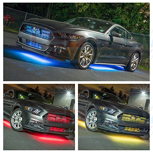 4pc Million Color Wireless LED Car Underglow Lighting Kit