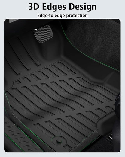 Floor Mats & Cargo Liner Custom Fit for Ford Escape Hybrid 2020-2025 2026 (NOT Fit Gas) All Weather TPE Rubber Trunk Mat Anti-Slip Full Set Automotive Floor Liners for Escape 2025 Accessories