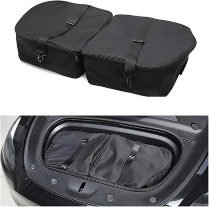Car Front Trunk Storage Bag Compatible For Tesla Model 3 Model Y 2016-2022 Portable Storage Box Organizer Packets Insulation(Front Model 3)