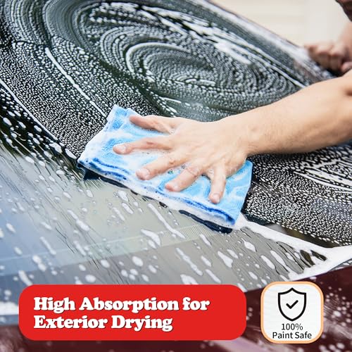 Shop Towels Microfiber Cleaning Cloth Bulk (200 Count)