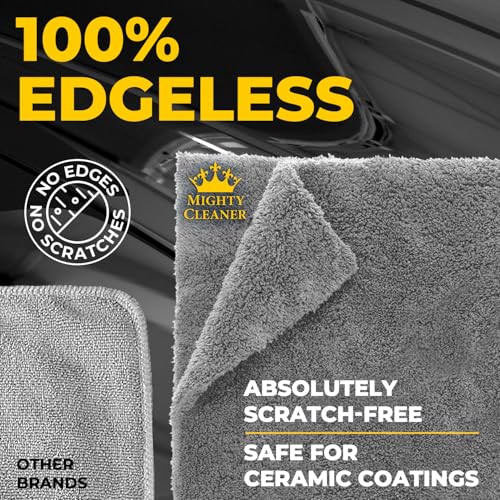 Edgeless Microfiber Car Towels (6 Count)