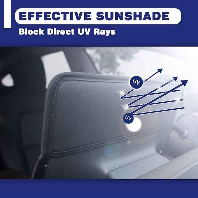 Screen Protector Cover Compatible with Tesla Model 3 Model Y Center Console Display Cover Folding Sun Shade Sleeve Screen Protection from Scratch, Dust, Heat Tesla Interior Accessories (Black)