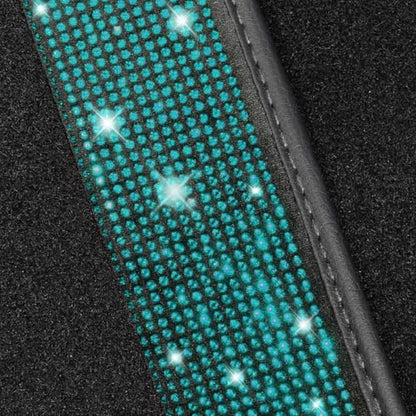 Aquamrine Bling Car Floor Mats Full Set