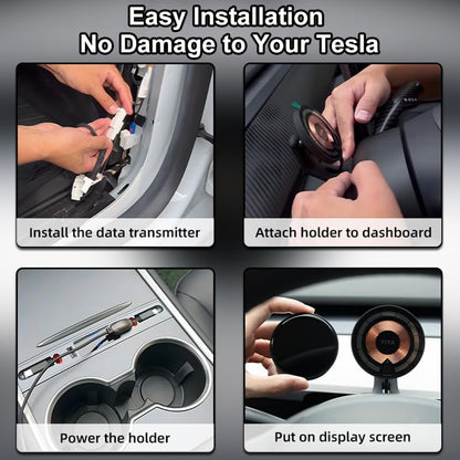 Smart Display for Tesla Model 3 & Model Y with Magnetic Holder