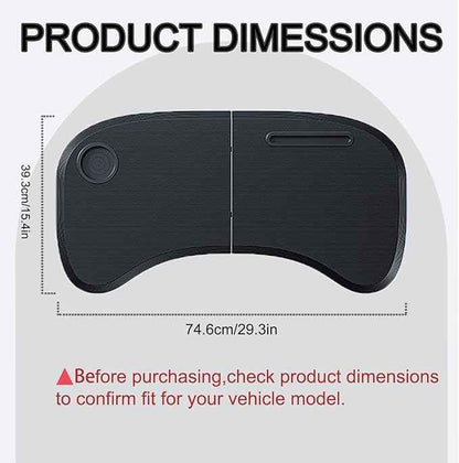 Foldable Car Tray for Tesla Model Y 3, Car Desk Steering Wheel Tray, Foldable Car Table Tray, Foldable Desk Food Tray for Eating and Traveling