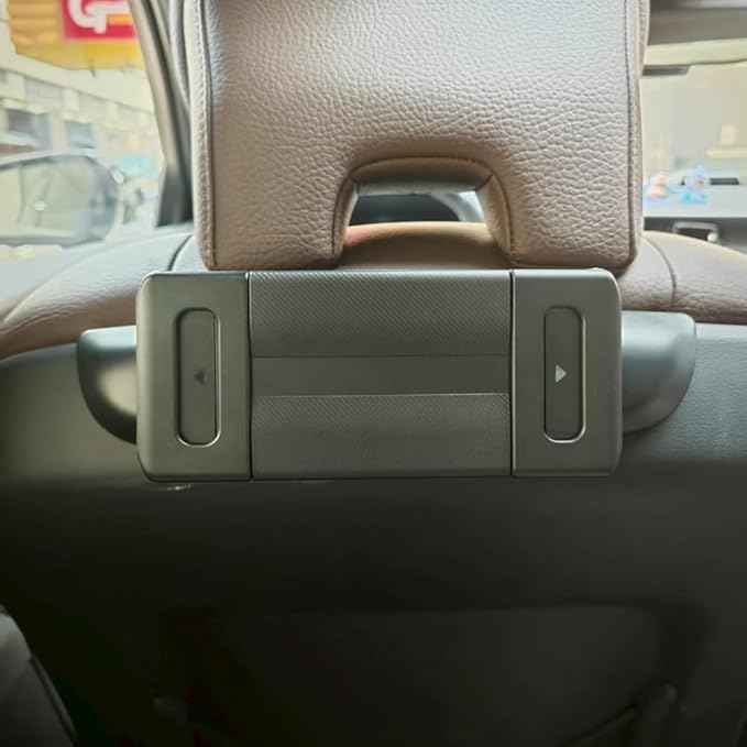 Car Tablet Holder, Universal Headrest Mount for Volvo XC90 XC60 V90 V60 S90 S60, Compatible with iPad Pro Air Mini, Galaxy Tabs, 4.7-12.9 Inch Tablets (Model A)
