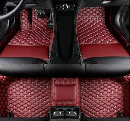 Custom All Weather Protection Leather Car Floor Mats for Cars Sedan SUV Sports Car Waterproof Floor Mat