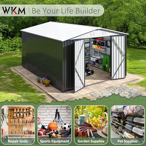 10x12 FT Outdoor Storage Shed for Backyard