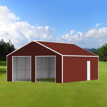 45FT x 25FT Metal Garage Barn Shed
