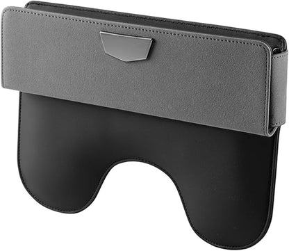 Car Seat Gap Filler Organizer Compatible with Tesla Roadster Sport/2.5 Coupe 2010-2025, Organizer Secure Storage for Small Items Auto Seats Storage Organizers No Drop,Grey
