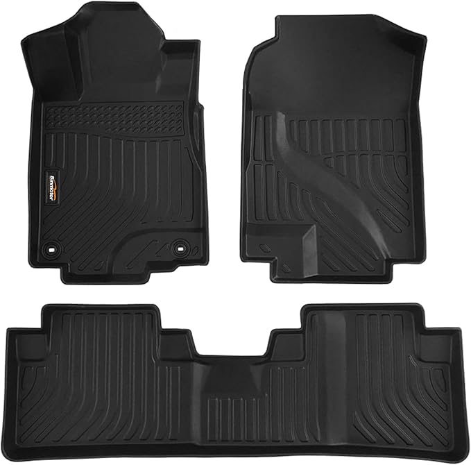 Binmotor-Floor Mats for Honda CRV 2012-2016 (Not for Touring), 1st+2nd Row Car Mats All Weather for CR-V