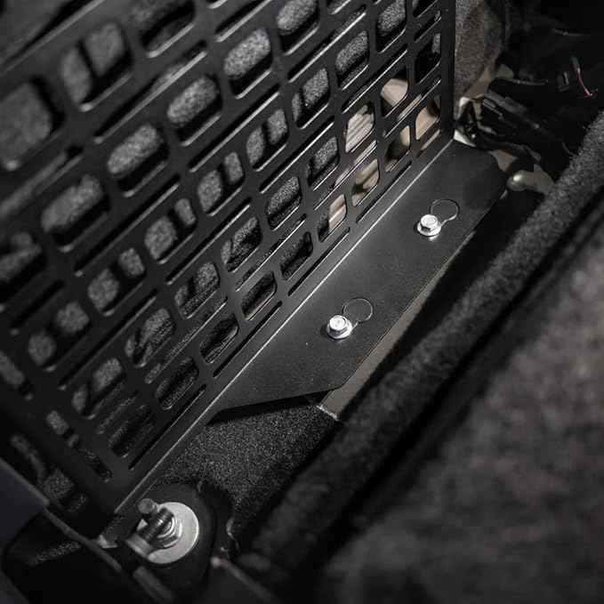 BuiltRight Industries Rear Seat Back Storage Panel – Compatible with F-150 & Raptor (2015-2024), F-250/F-350 (2017-2024)– Secure Gear Mounting & Organization