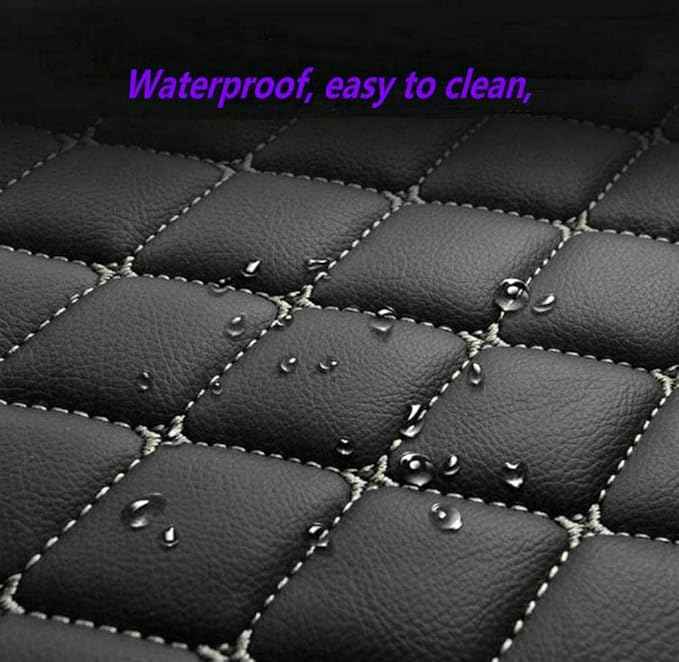 Custom 3D Leather Car Floor Mats Fit for Cars, SUVs,Sedan All-Weather Protection Anti-Slip Premium Car Mat (Beige)