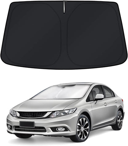 KUST Windshield Sun Shade for 2019-2024 2025 Audi A7 Accessories Window Shade Sun Visor Cover Foldable Blocks UV Rays Keep Your Car Cooler