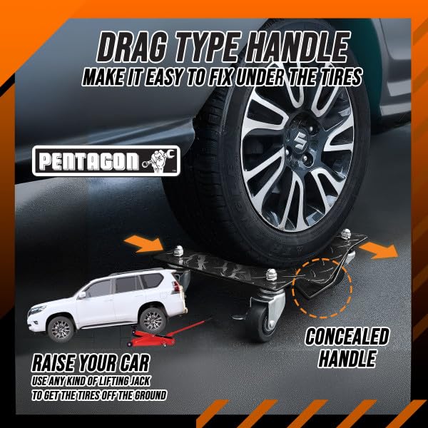 Car Wheel Dolly Set of 2 (2 Count)