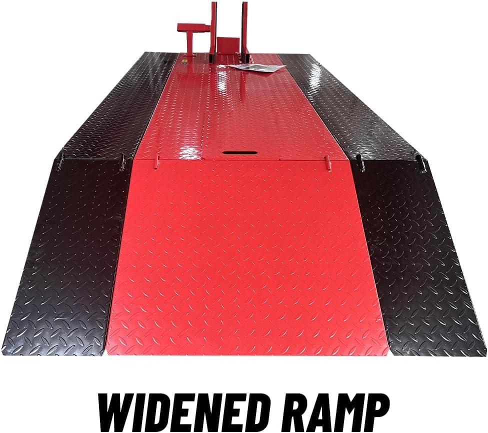 1500lbs Motorcycle Lift Side Extension Motorcycle Jack Table Pedal Hydraulic Pump Lift Table KT