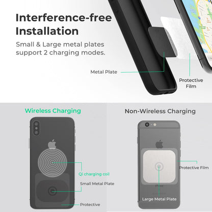 iOttie iTap 2 Magnetic Dashboard Car Mount Holder || Cradle for Samsung Galaxy S22, Google Pixel 7, Motorola Moto G, OnePlus 10, Sony Xperia & Other Android Smartphones