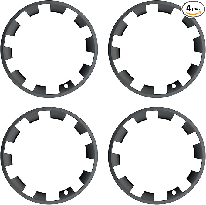 for Tesla Model Y 20 Inch Helix Wheel Rim Protector Hubcaps Helix Wheels Rim Cover Tire Trim Rings Matte Black 4Pcs Model Y Accessories