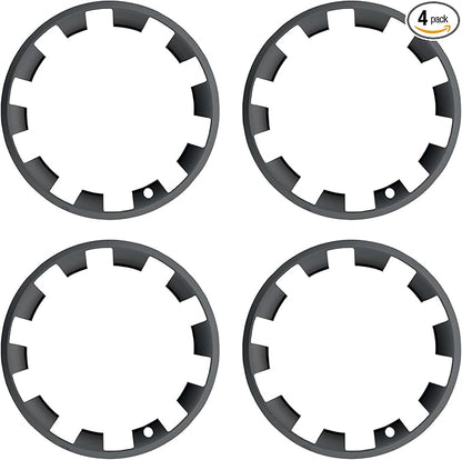 for Tesla Model Y 20 Inch Helix Wheel Rim Protector Hubcaps Helix Wheels Rim Cover Tire Trim Rings Matte Black 4Pcs Model Y Accessories