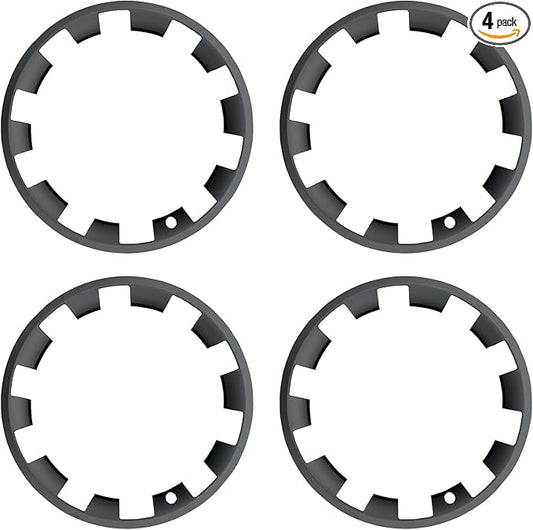 for Tesla Model Y 20 Inch Helix Wheel Rim Protector Hubcaps Helix Wheels Rim Cover Tire Trim Rings Matte Black 4Pcs Model Y Accessories