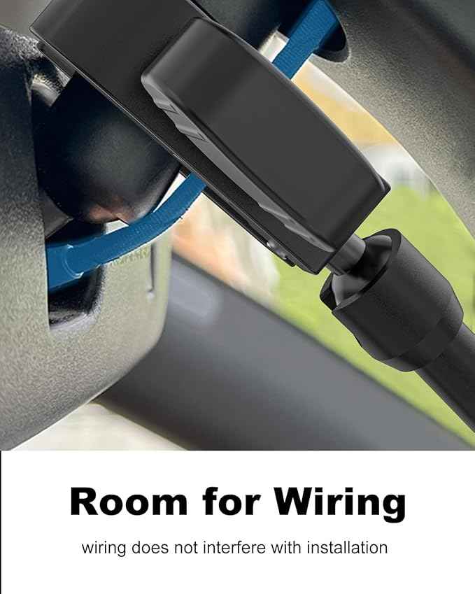 Rearview Mirror Tablet Holder for Car [Metal Magic Arm] Universal Metal Clip Rear View Mirror Tablet Mount, Rear View Mirror Phone Holder for 5.5-15.6” iPad Pro/Air/Mini, Galaxy Z, iphone16