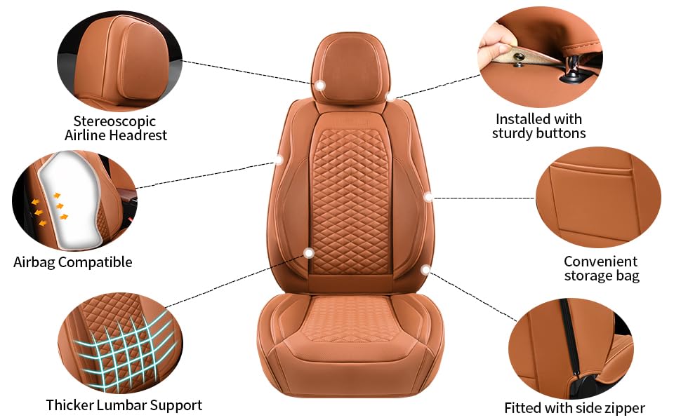 Car Seat Covers Full Set (2 Count)
