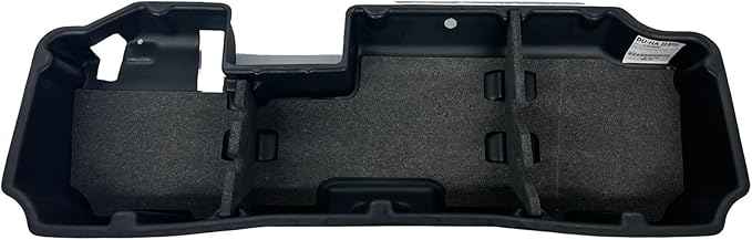 DU-HA DuHa 10400 Under Seat Storage fits 2019-2026 Silverado/Sierra Light Duty Crew Cab & 2020-2026 Heavy Duty Crew Cab (New Body Style) | Black Heavy Duty Back Seat Organizer