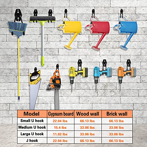 12 Pack Garage Hooks Heavy Duty