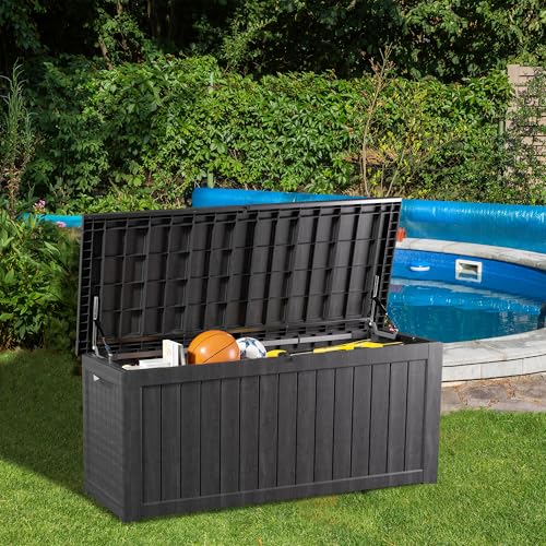 200 Gallon Lockable Resin Deck Box