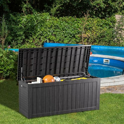 200 Gallon Lockable Resin Deck Box