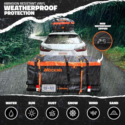 500 Lb Capacity Steel Trailer Hitch Cargo Carrier for 2" Receivers