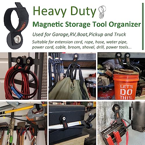 Strong Magnetic Storage Hooks (4 Count)