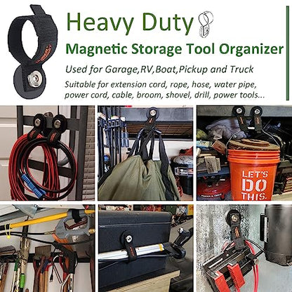 Strong Magnetic Storage Hooks (4 Count)