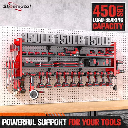 49.8" Power Tool Organizer Wall Mount