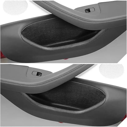 Car Door Storage Box Compatible for Tesla Model 3 Highland 2024 TPE Rear Door All-Inclusive Car Door Slot Storage Pocket Auto Accessories