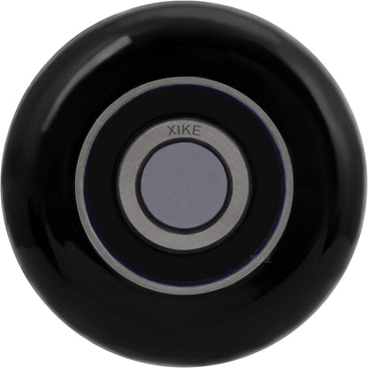 XiKe 10 Pack Black 2" Nylon Garage Door Roller 4" Stem, Quiet/Durable and High Load, Use 6200-2RS Double Seals Precision Bearings.