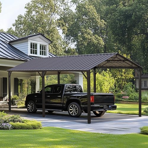 10x20ft Carport Metal Heavy Duty Carports Car Shelter