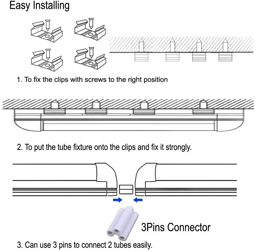T8 LED Light Tube (25 Count)