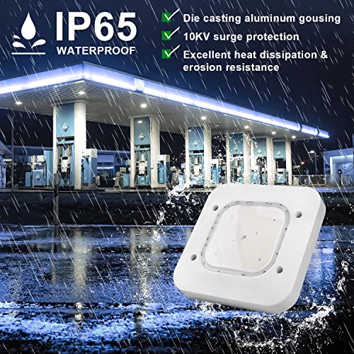 LED Gas Station Canopy Light 150W Garage Carport Light Fixture 5700K
