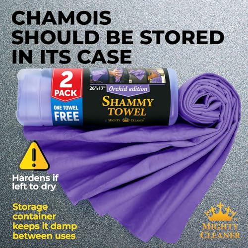 Premium Shammy Cloth for Car Drying (3 Count)