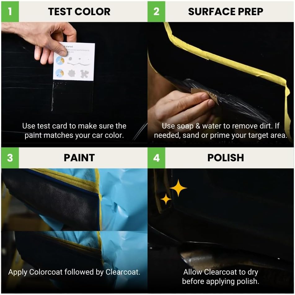 TouchUpDirect 4Y6 Bronze Age Compatible with Toyota Exact Match Touch Up Paint Aerosol - Platinum Kit