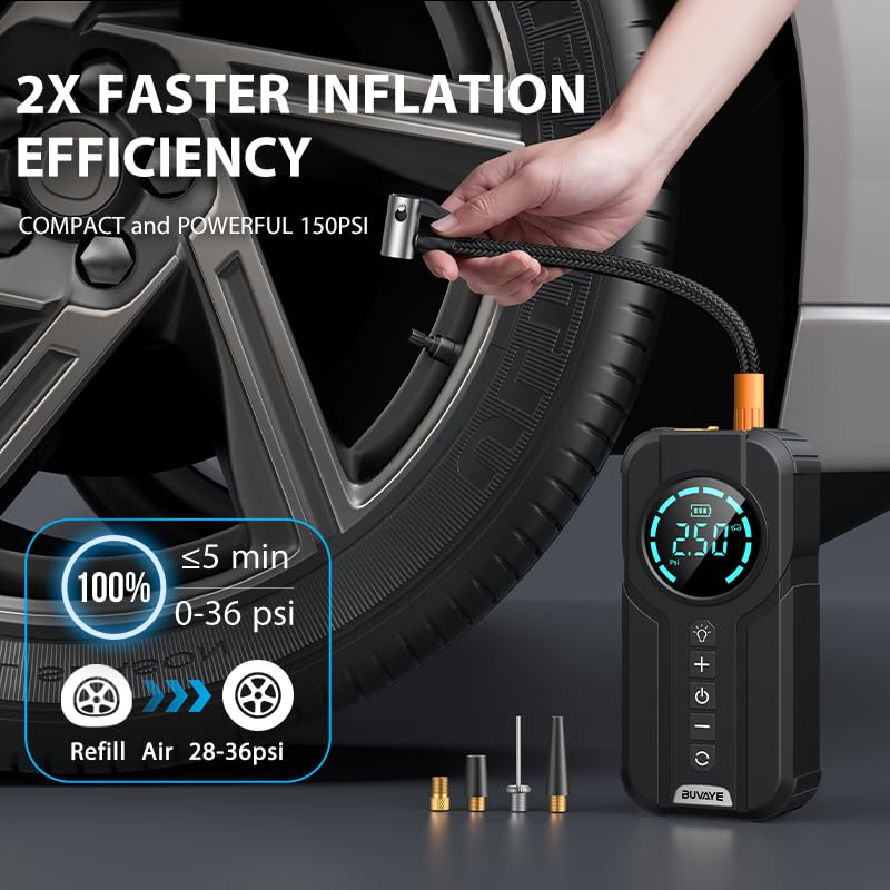 4000A Jump Starter with Air Compressor