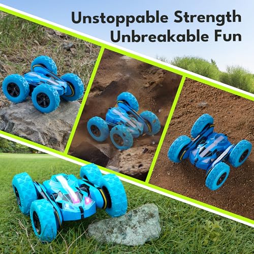 Remote Control Flip Stunt Car Double Sided Driving Crawler Toys