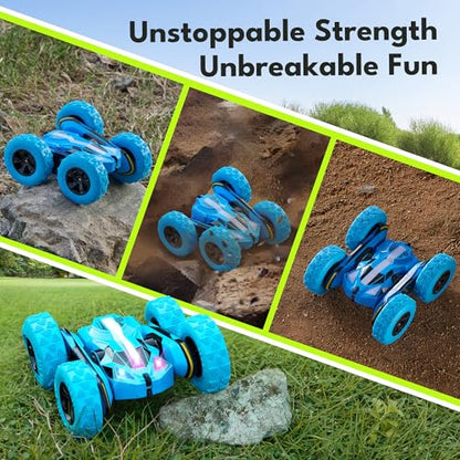 Remote Control Flip Stunt Car Double Sided Driving Crawler Toys