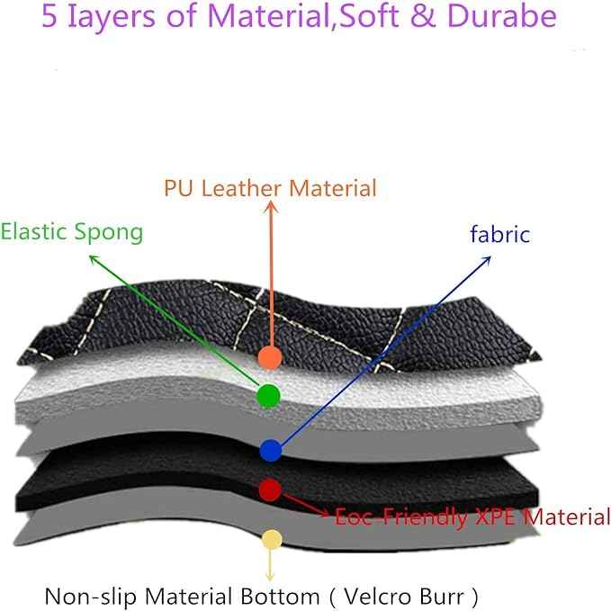 Custom Making Car Floor Mats Compatible with Audi BMW Mercedes-Benz Toyota Lexus Honda Infiniti Nissan Hyundai Kia All Models 2005-2026 (Striped Black Red)