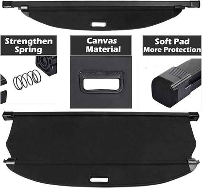 Cargo Cover for Hyundai Tucson 2020 2021Accessories 2016 2017 2018 2019(Canvas),Retractable Trunk Cover Organizer Security Shielding Shade Tonneau Cover for Hyundai Tucson Accessories