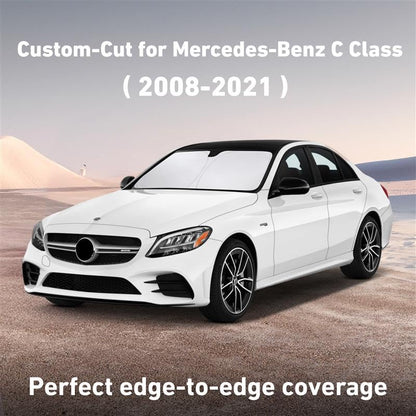Windshield Sunshade Compatible for Mercedes Benz C Class 2008