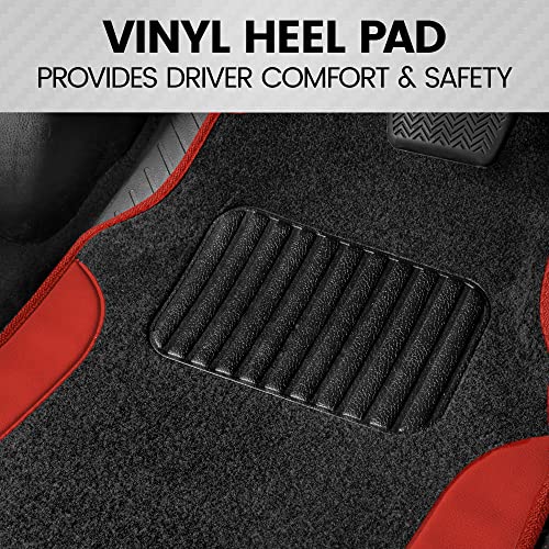 PolyPro Red Car Seat Covers Full Set with 4