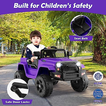 Ride on Car 12V Battery Powered Truck Vehicle with Remote Control