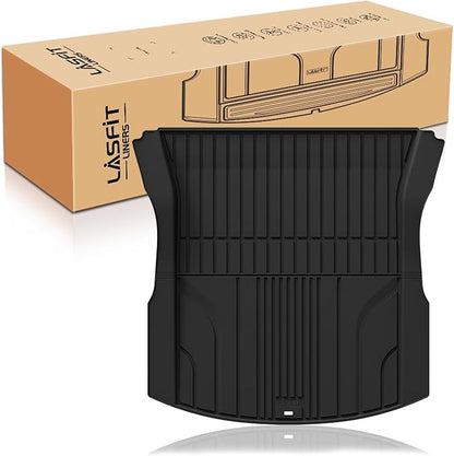 LASFIT Trunk Mat Trunk Liner for Tesla Model 3 Highland 2026 2025 2024, All Weather TPE Custom Fit Cargo Mat Cargo Liner Interiror Accessories, Black